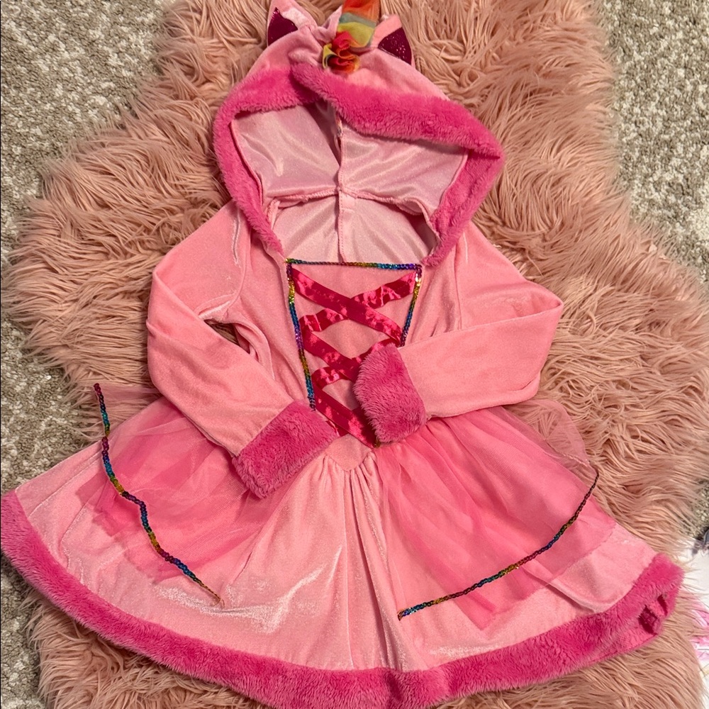 Pink Unicorn Kids Costume size 4-5 year old
